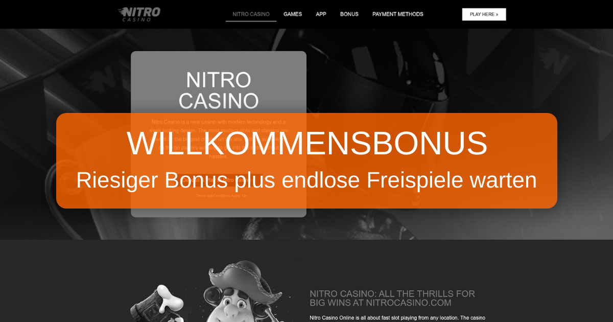 Nitro Casino - Offizielle Seite | Jetzt in Österreich spielen