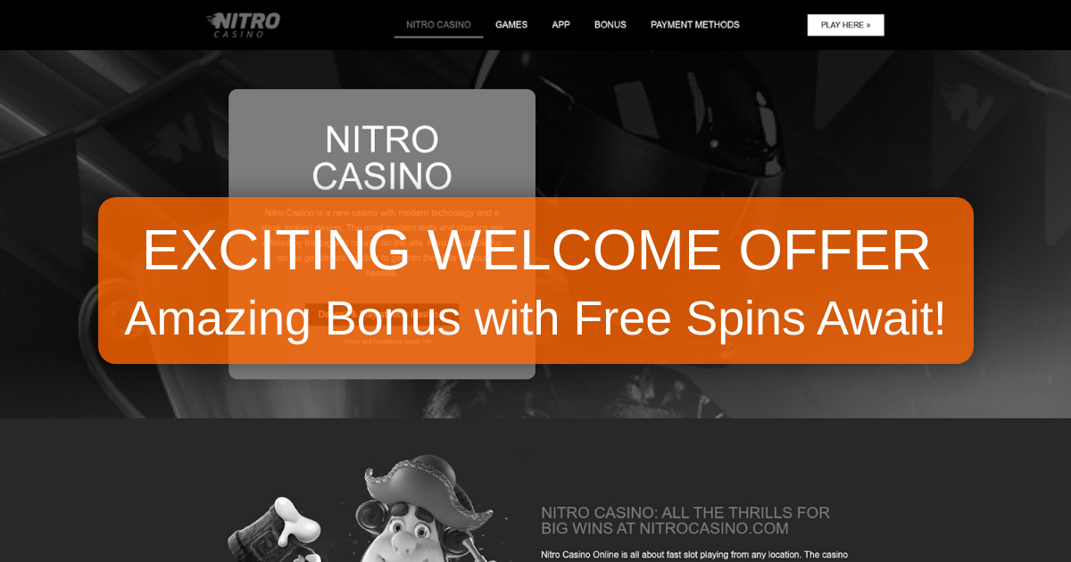 Nitro Casino - Play Online Casino Games in the UK