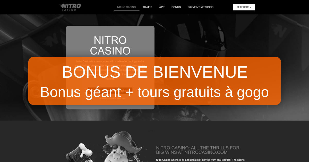 Nitro Casino - Jeux et gains en France | Site officiel